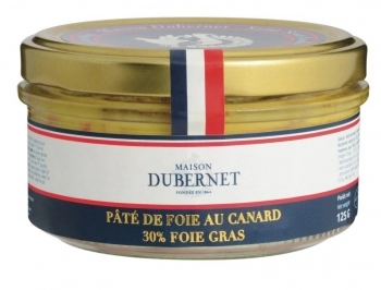 Pate Cu Foie Gras De Rata 30% Dubernet 125g